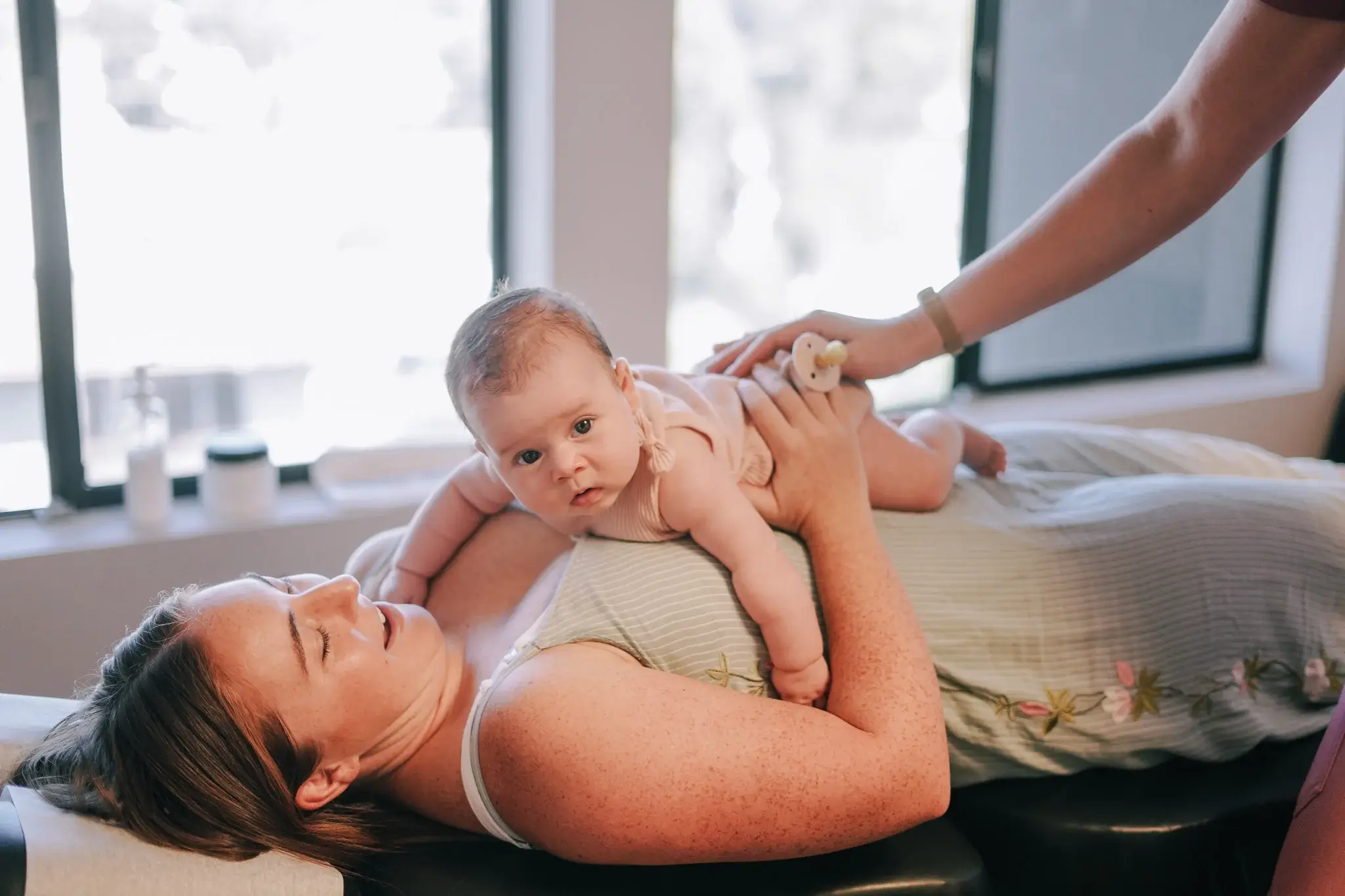 Mother with newborn baby – postpartum planning and recovery