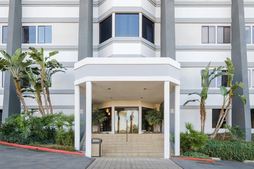 Welcoming front entrance